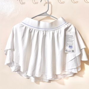 Lululemon Court Rival Skirt Size6 White